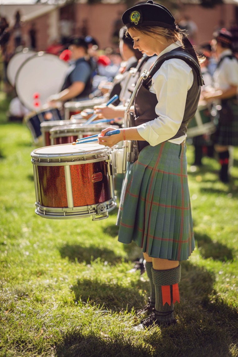 Bagpipe and Drum Corps Snare Drum